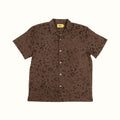 Men's Dark Leopard Leisure Stretch Buttonup - Leopard