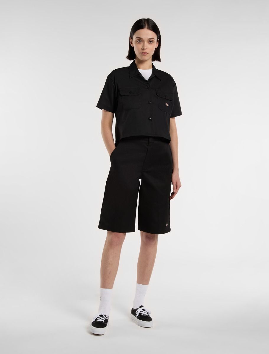 Women's S/S Cropped Work Shirt