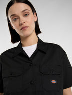 Women's S/S Cropped Work Shirt