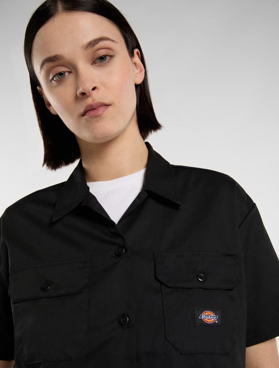 Women's S/S Cropped Work Shirt