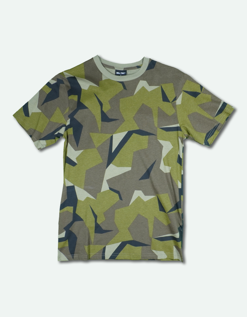 European Camouflage Tee Swedish Camo- SURPLUS