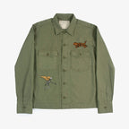 Flying Tiger Long Sleeve Embroidered Shirt
