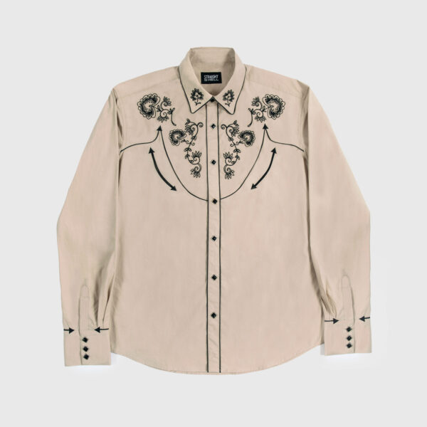 Hudson Embroidered Long Sleeve Western Shirt