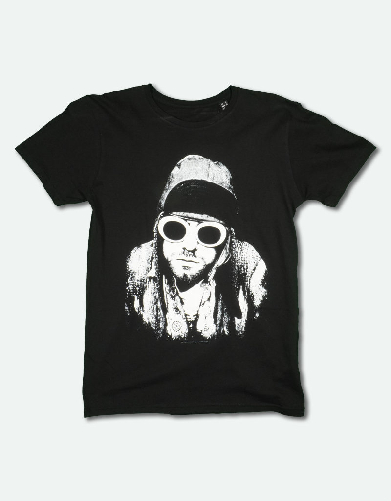Kurt Cobain (Black And White) Tee