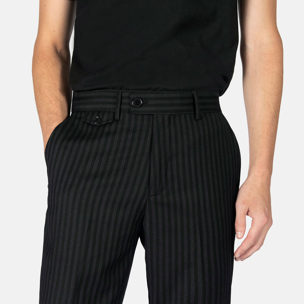 Men's Montrose - Black / Grey Stripe