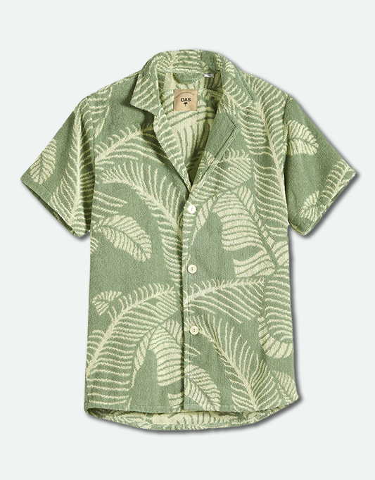 Men's Banana Leaf Cuba Terry Shirt