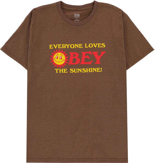 Men's Obey Everyone Loves the Sunshine Tee - Silt