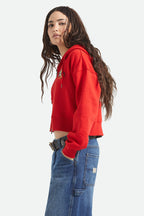 Brixton Women's Trophy Horse Cropped Zip Hoodie