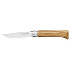 Opinel No.08 Stainless Steel Folding Knife - Olive