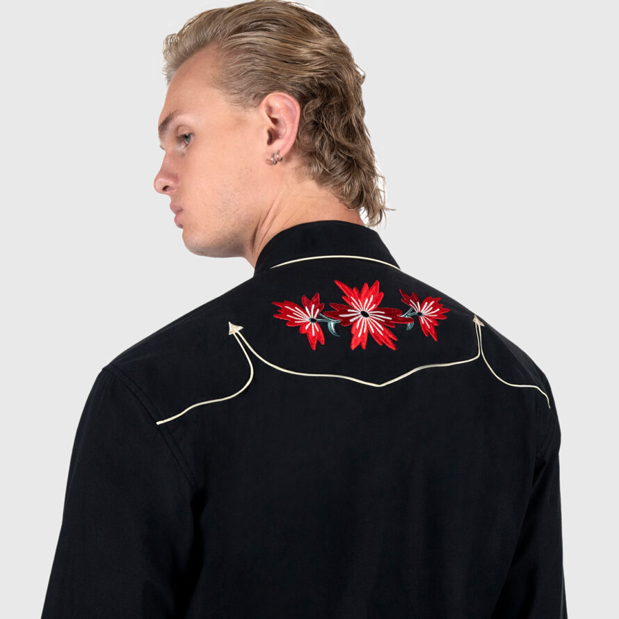 Parsons Embroidered Long Sleeve Western Shirt
