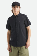 Brixton Men's Sanford Oxford Short Sleeve Woven