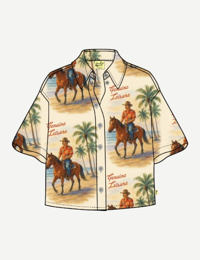 Beach Ranch Crop Buttonup