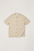 Men's Textured Knit Short Sleeve Shirt