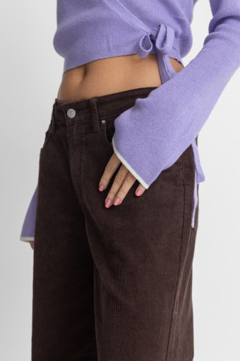 Women's Lula Low Rise Pant - Chocolate