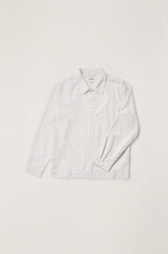 Men's Striped Linen Long Sleeve Shirt