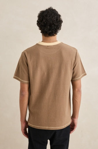 Men's Contrast Vintage Terry Short Sleeve Tee