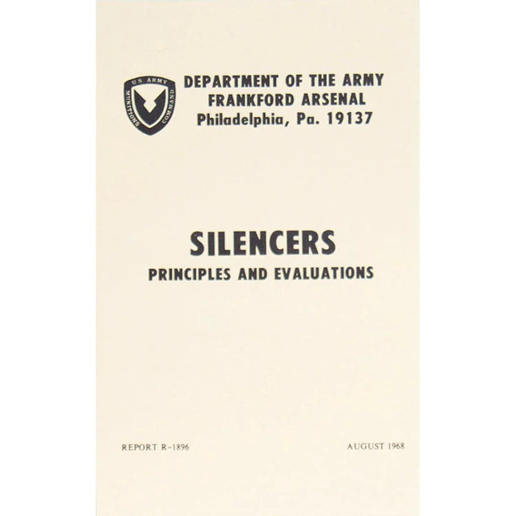 FIELD MANUAL - SILENCERS PRINCIPLES AND EVALUATIONS
