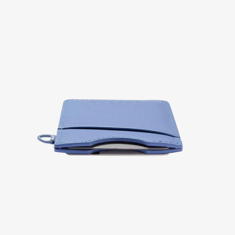 Vertical Wallet Dusty Blue