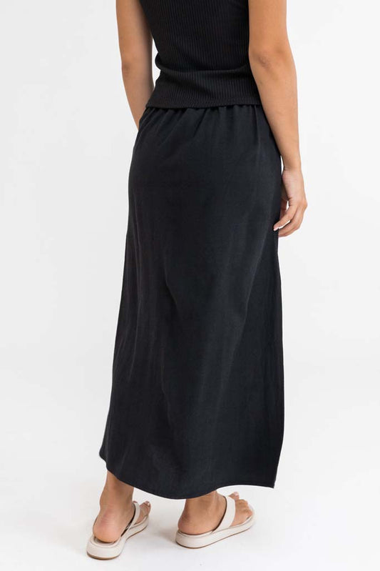 Women's Classic Midi Skirt - Black