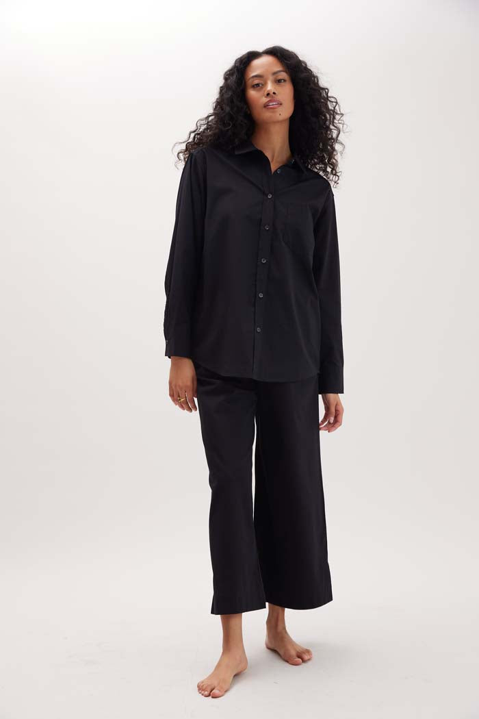 Women's Venice Button Up Shirt - Black