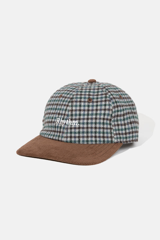Essential Check Cap - Pacific Brown