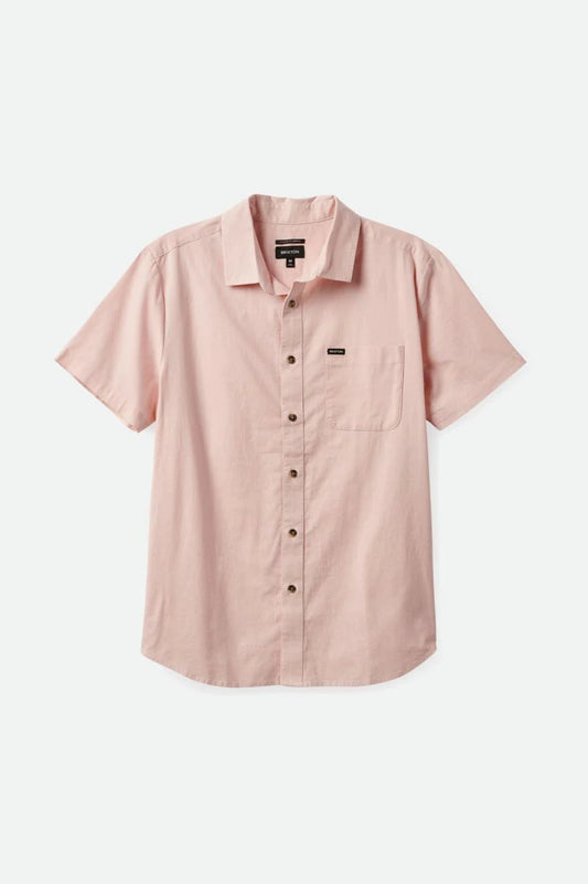 Men's Charter Featherweight S/S Woven - Coral Pink