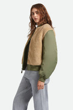 Brixton Women's Sherpa Surplus Bomber Jacket