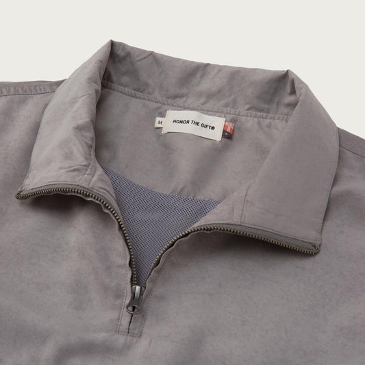 Men's HTG Branded Quarter Zip - Grey