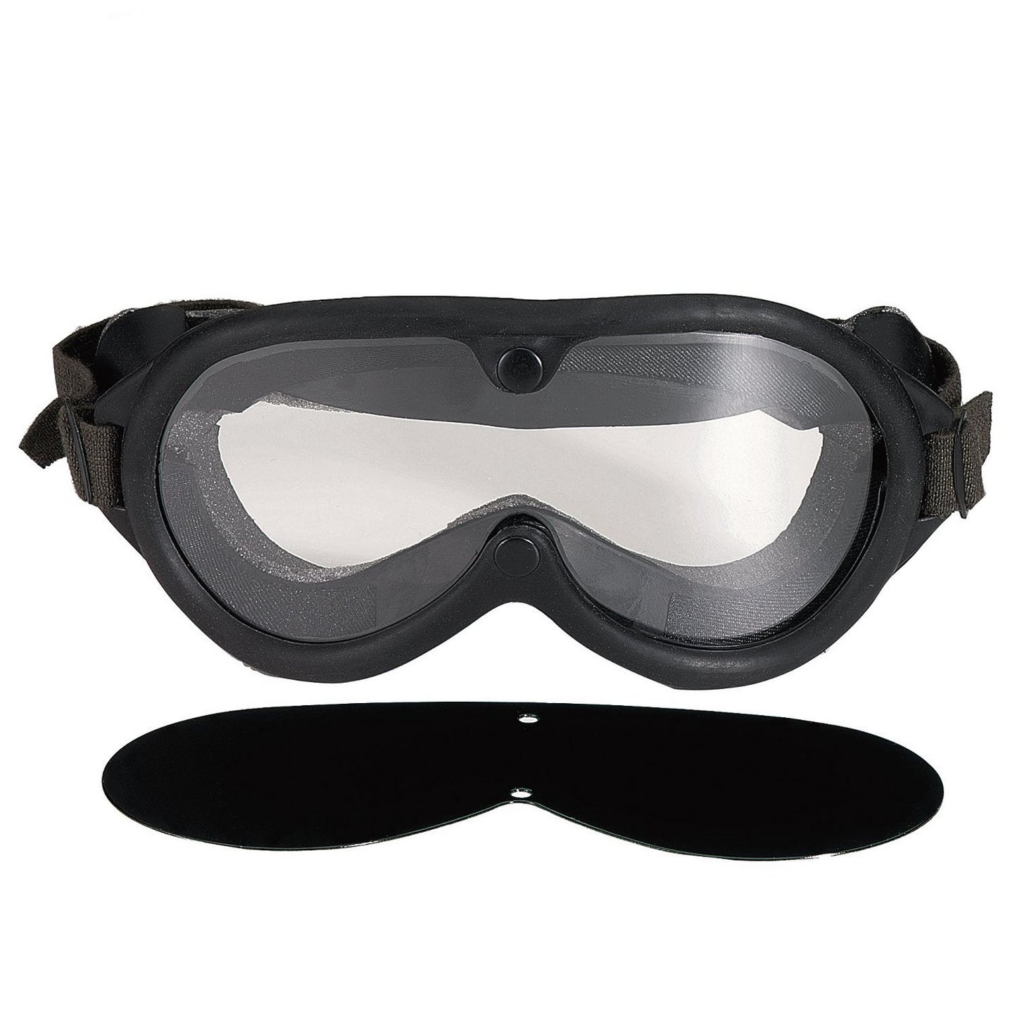 G.I. TYPE SUN, WIND & DUST GOGGLES - BLACK