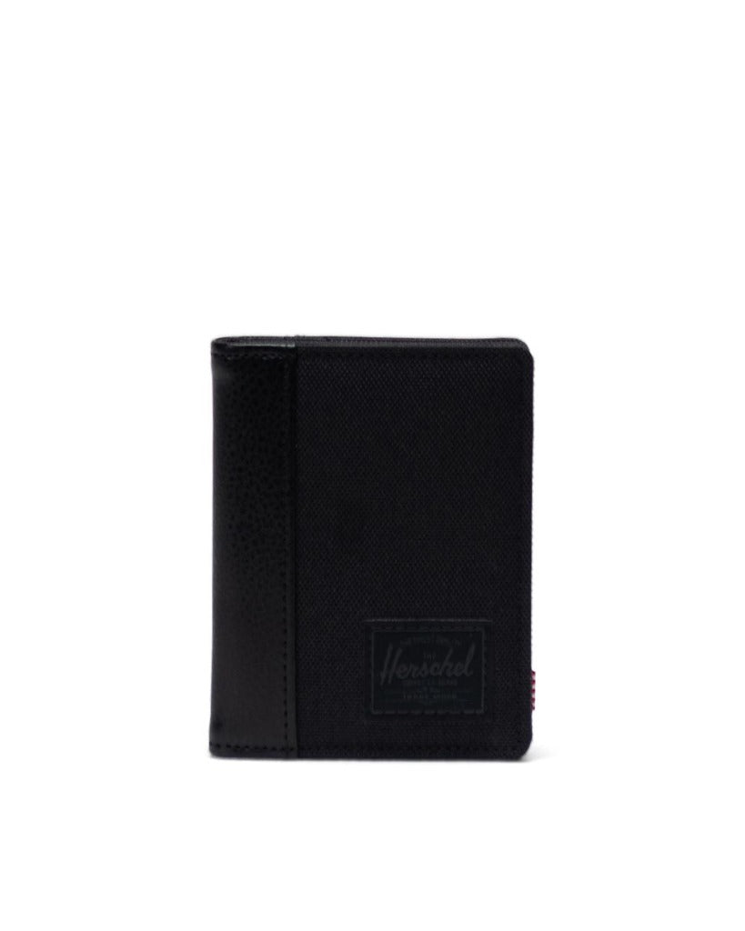 Herschel Gordon Leather Wallet - Black (RFID)