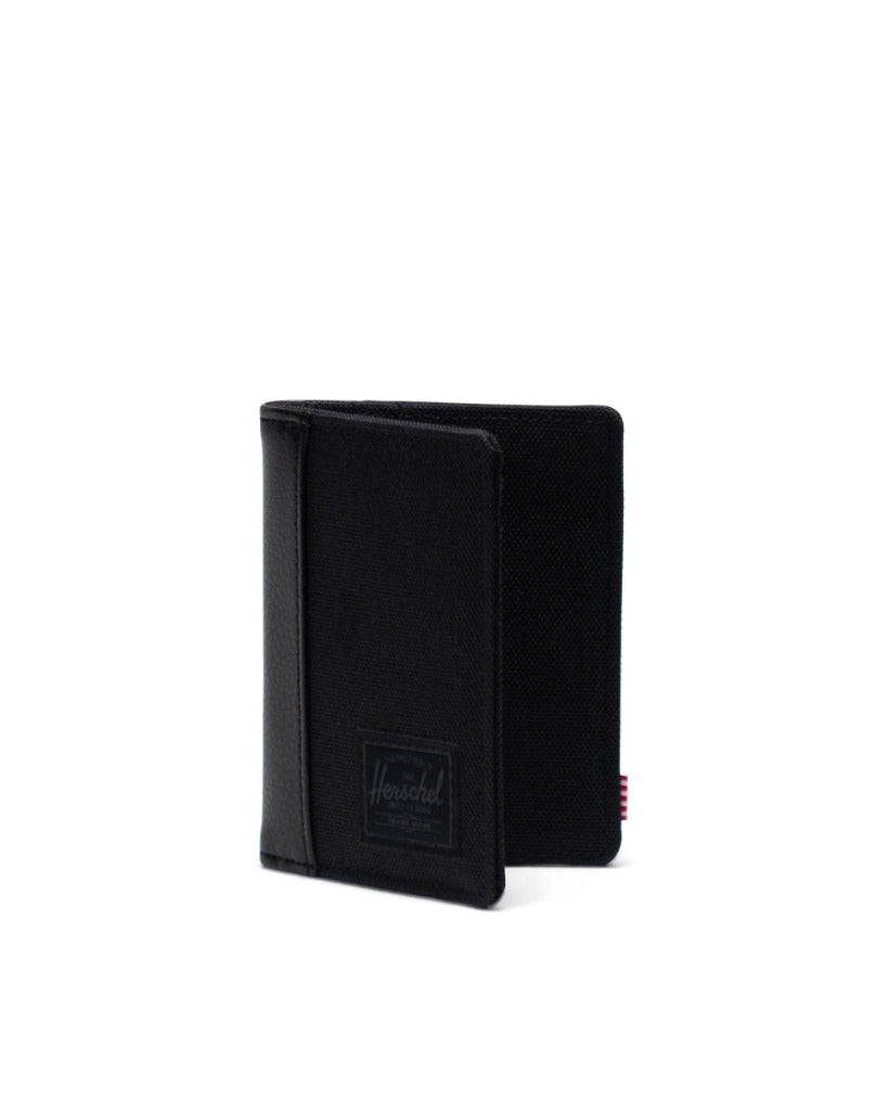 Herschel Gordon Leather Wallet - Black (RFID)