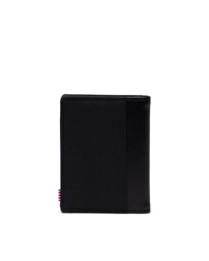 Herschel Gordon Leather Wallet - Black (RFID)