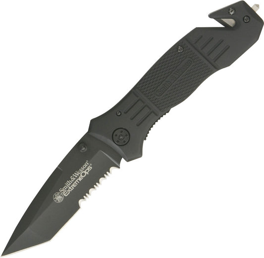S&W ExtremeOps Linerlock with Seat Belt Cutter