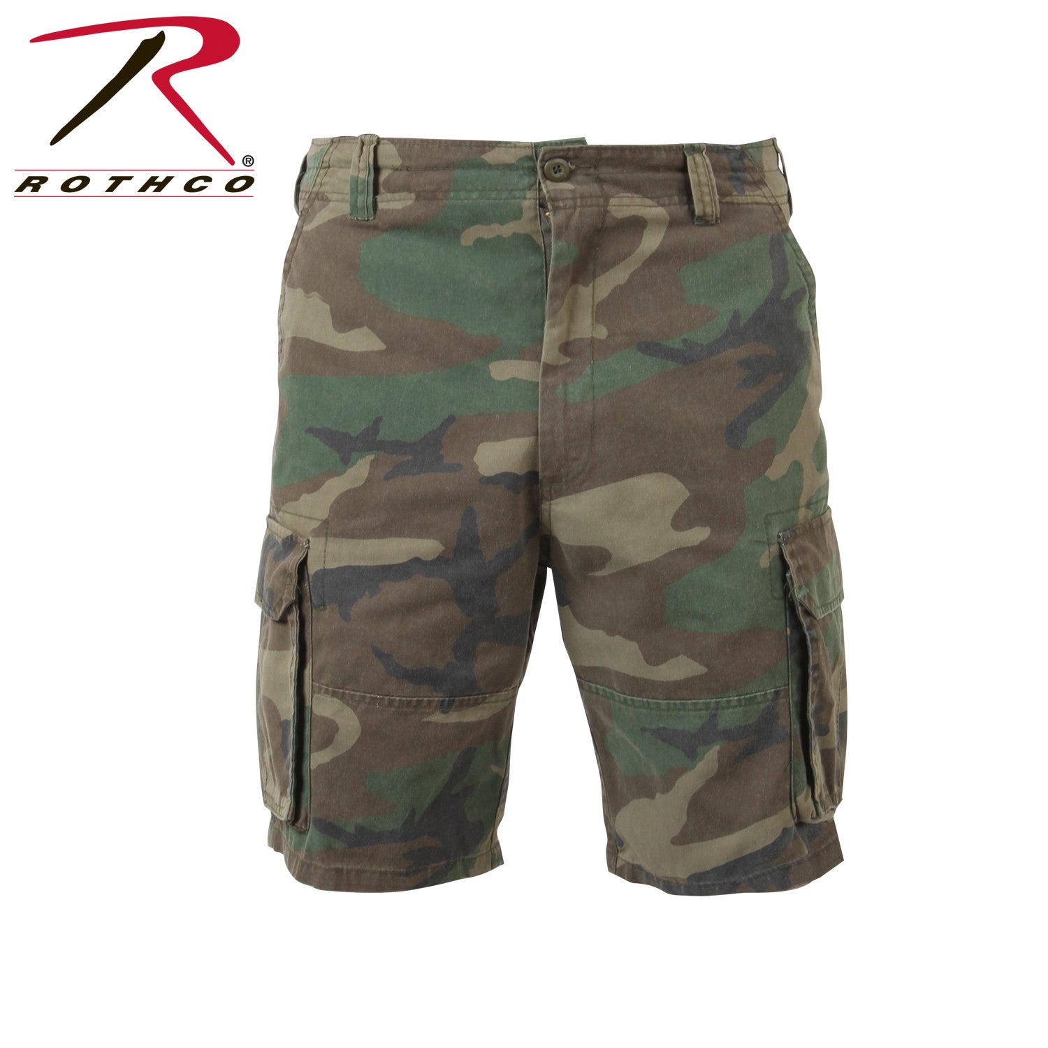 Vintage Wash Paratrooper Cargo Shorts
