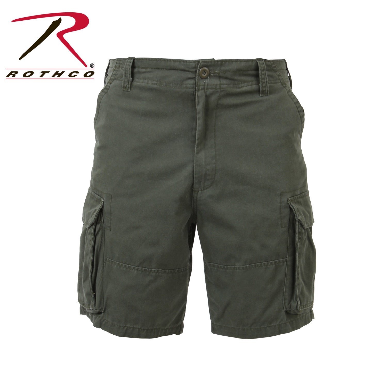 Vintage Wash Paratrooper Cargo Shorts