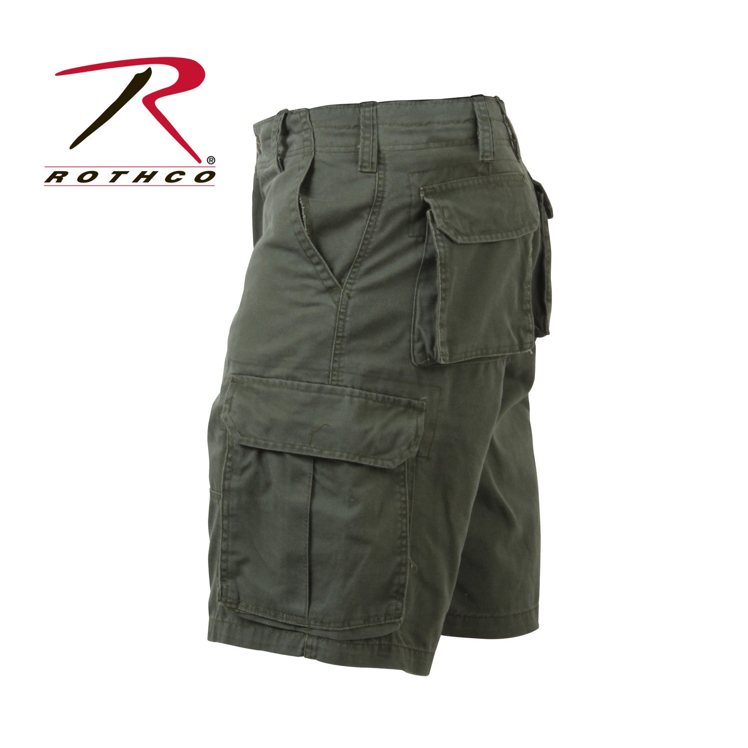Vintage Wash Paratrooper Cargo Shorts