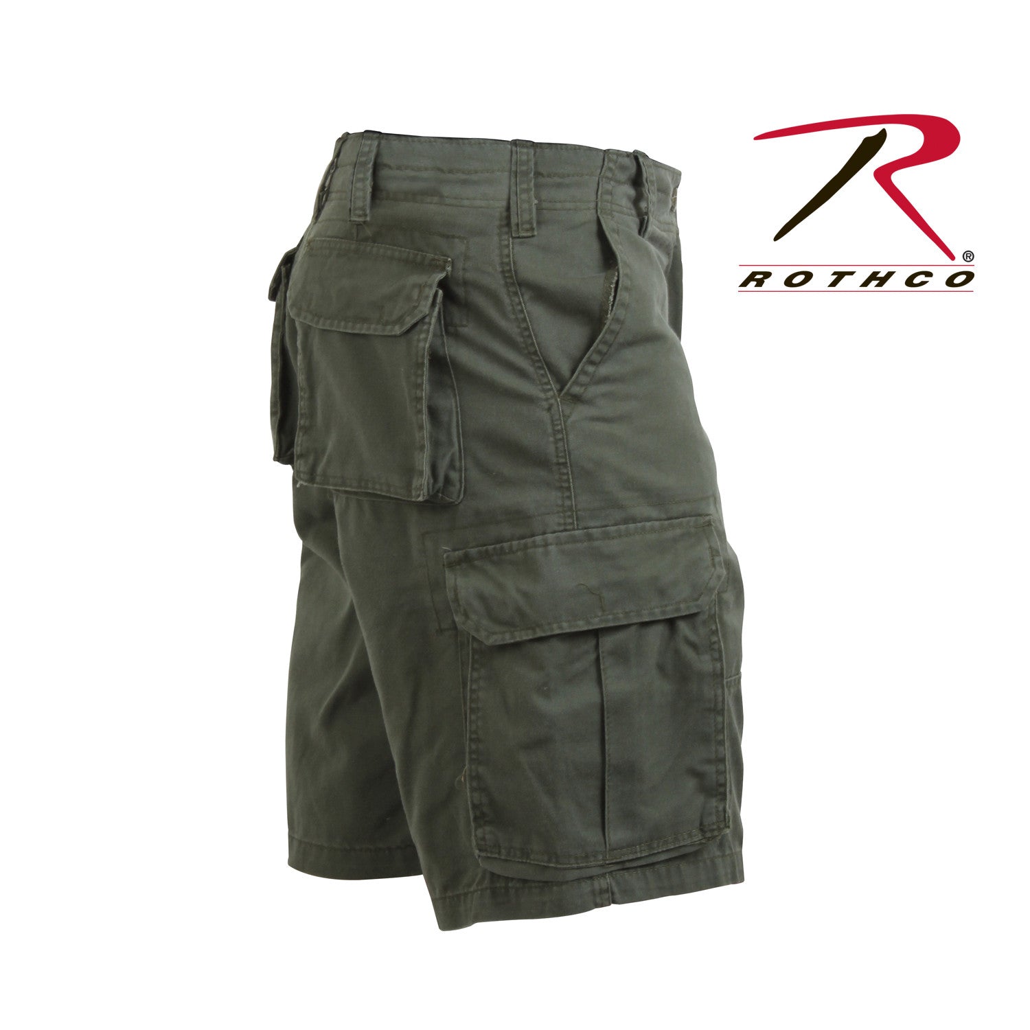 Vintage Wash Paratrooper Cargo Shorts