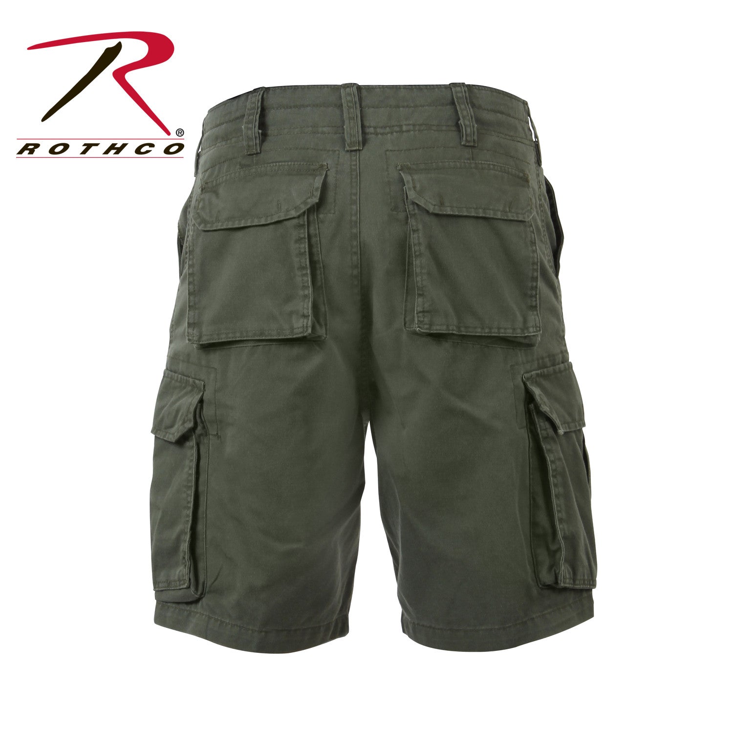 Vintage Wash Paratrooper Cargo Shorts