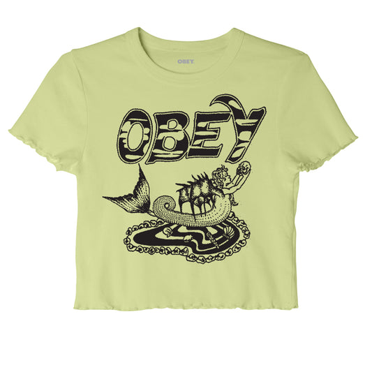 Women's Mermaid and Thorns Emma Rib T-Shirt - Celery Juice
