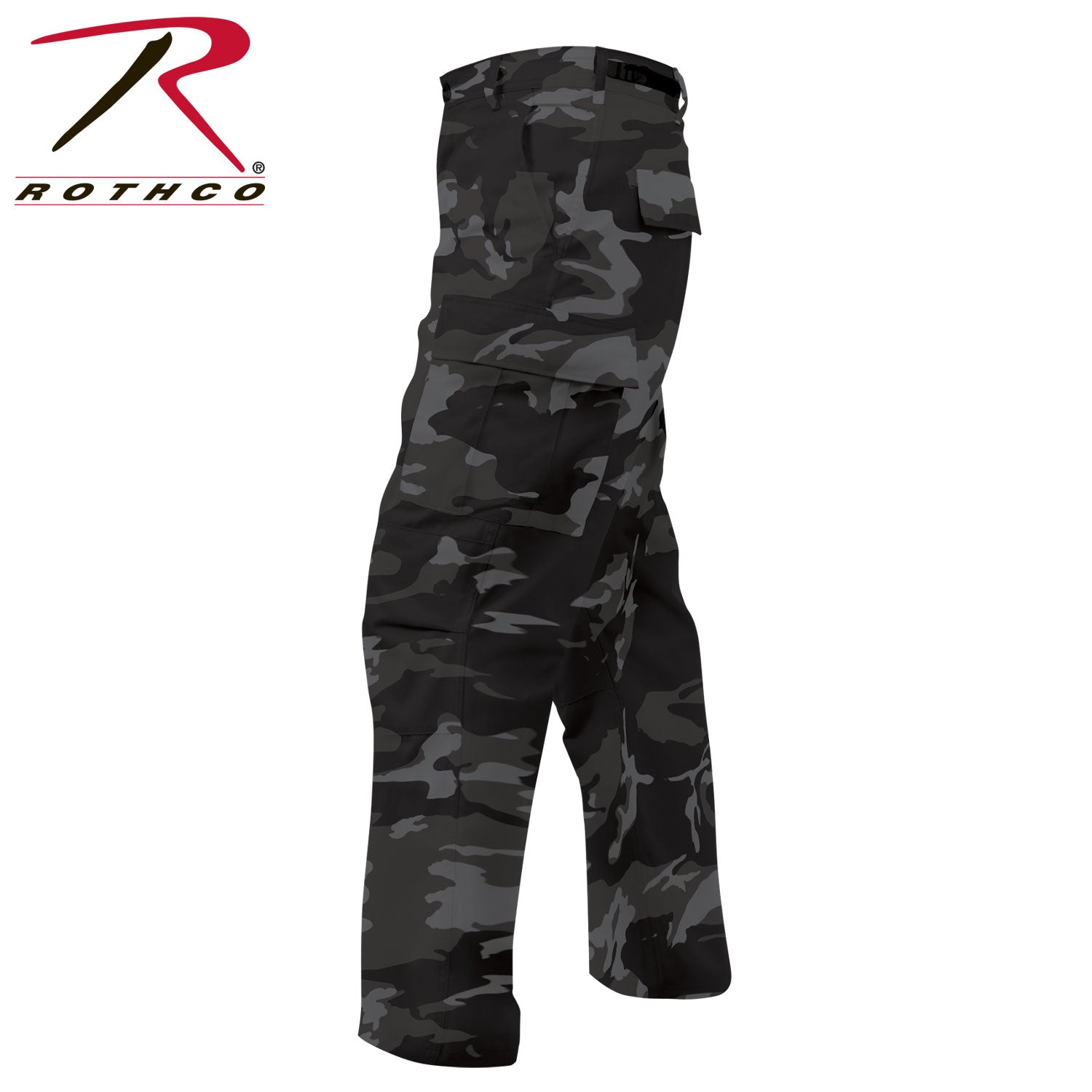 Men's Color Camo BDU Pant - Black Camo