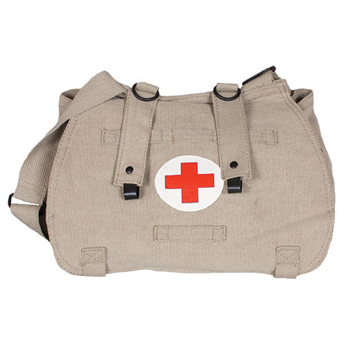 HUNGARIAN SHOULDER BAG (W/RED CROSS) KHAKI