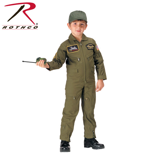 YOUTH FLIGHT COVERALLS WITH PATCHES