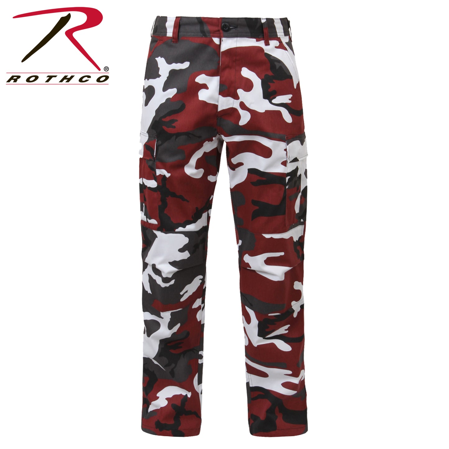 Men's Color Camo BDU Pant - Red Camo