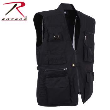 ROTHCO PLAINCLOTHES CONCEALED CARRY VEST - BLACK