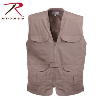 ROTHCO LIGHTWEIGHT PROFESSIONAL CONCEALED CARRY VEST - KHAKI
