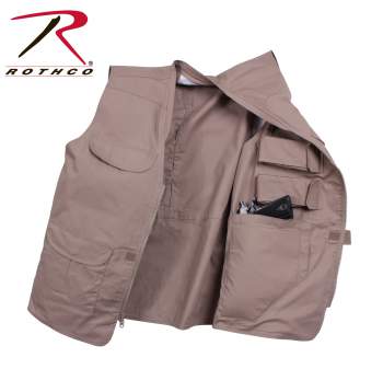 ROTHCO LIGHTWEIGHT PROFESSIONAL CONCEALED CARRY VEST - BLACK