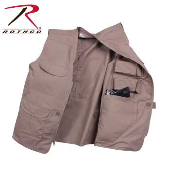 ROTHCO LIGHTWEIGHT PROFESSIONAL CONCEALED CARRY VEST - BLACK
