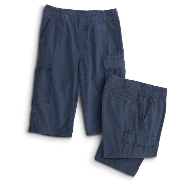 GERMAN BLUE BERMUDA SHORTS- SURPLUS