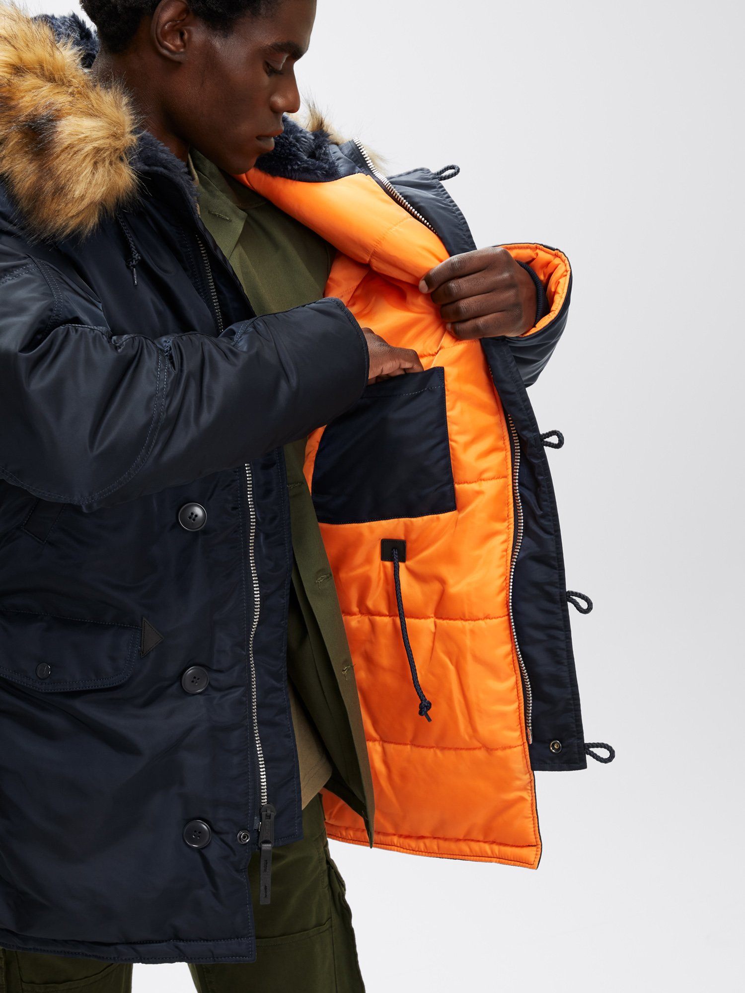 Alpha Slim Fit N-3B Parka
