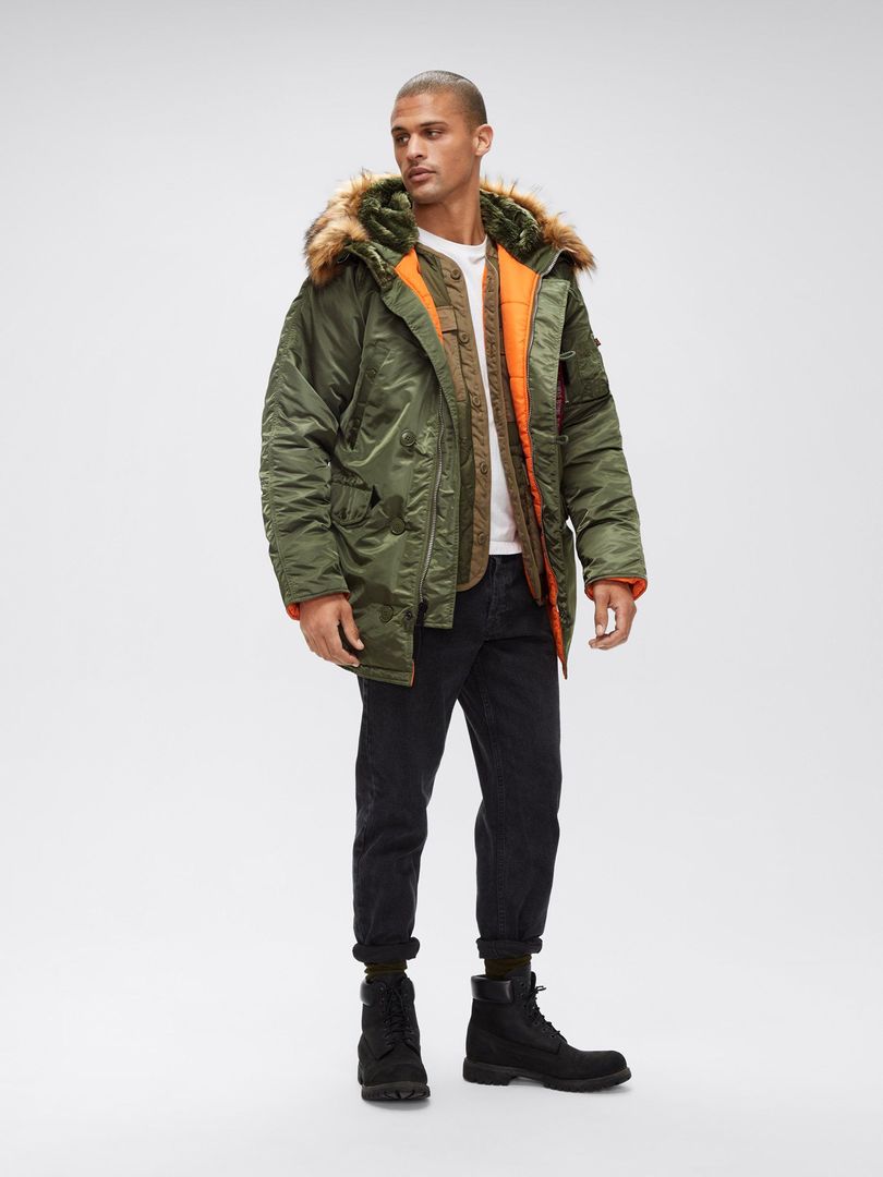 Alpha Slim Fit N-3B Parka